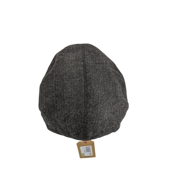 NEW Dockers Gray Herringbone Scally Newsboy Golfer Cap Earflap Ivy Size Small - Picture 4 of 13